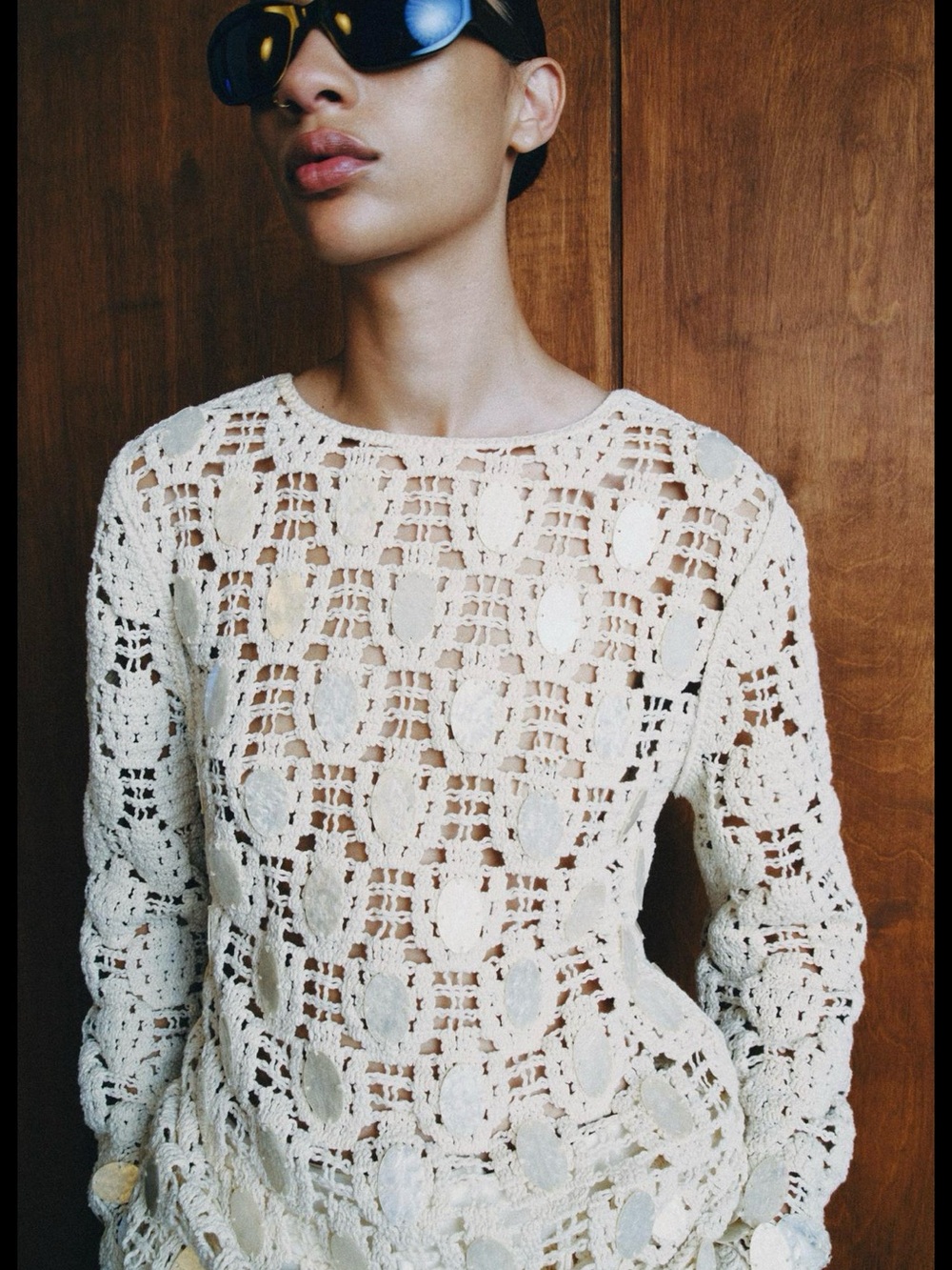 ZARA Beaded Detail Open-Knit Dress NWT Versatile ❗️ - Picture 7 of 9